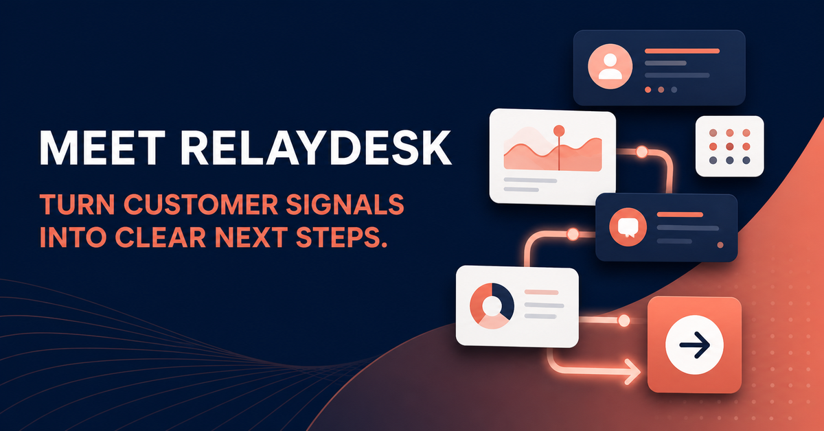 relaydesk launch format landscape example
