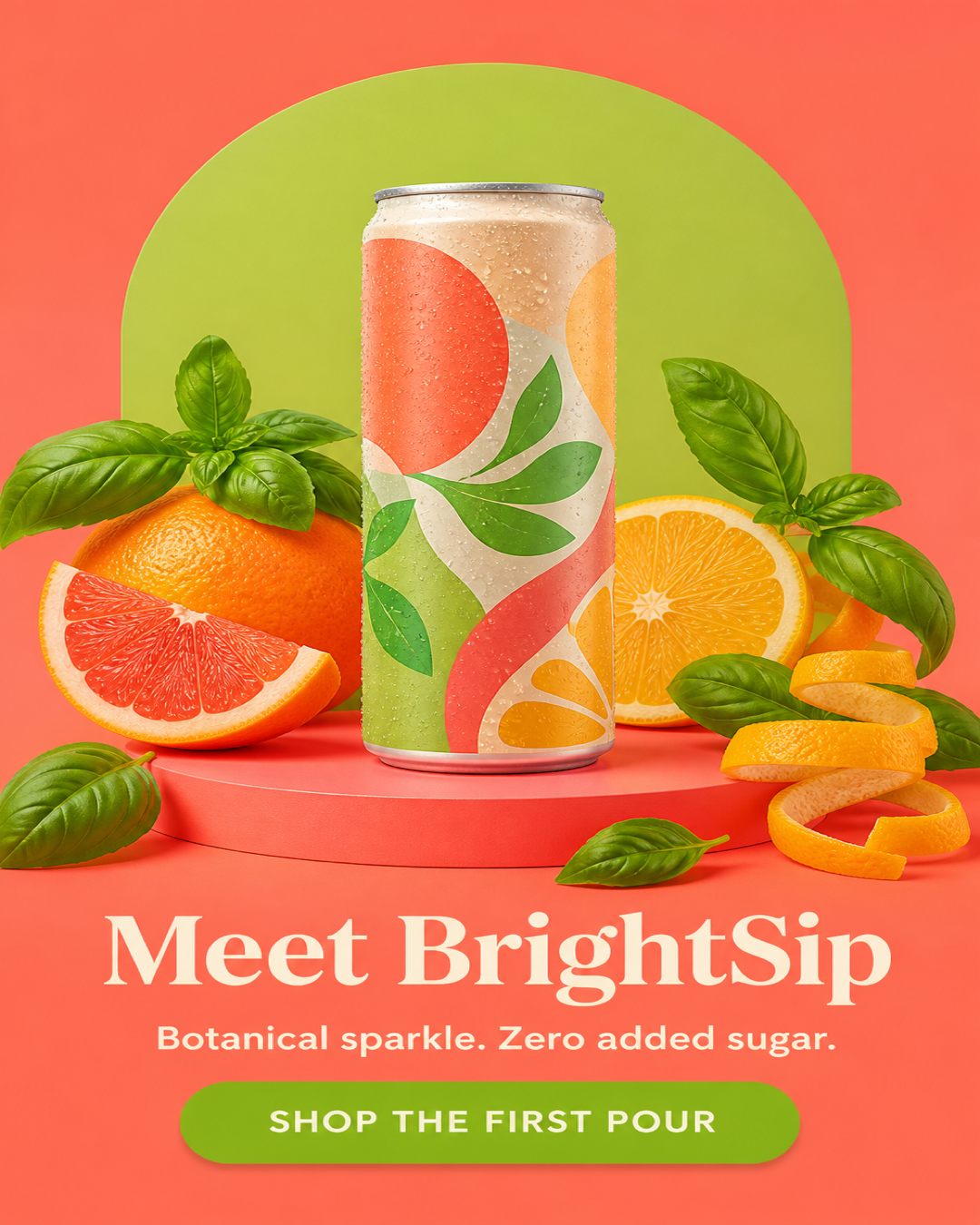 BrightSip feed promotional creative