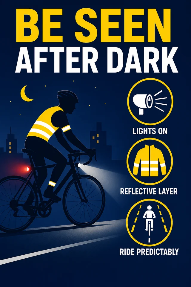 community bike safety poster cover example