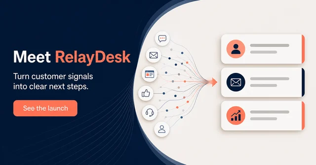 RelayDesk landscape promotional creative