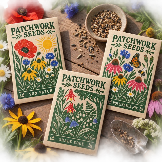 wildflower seed packet system cover example
