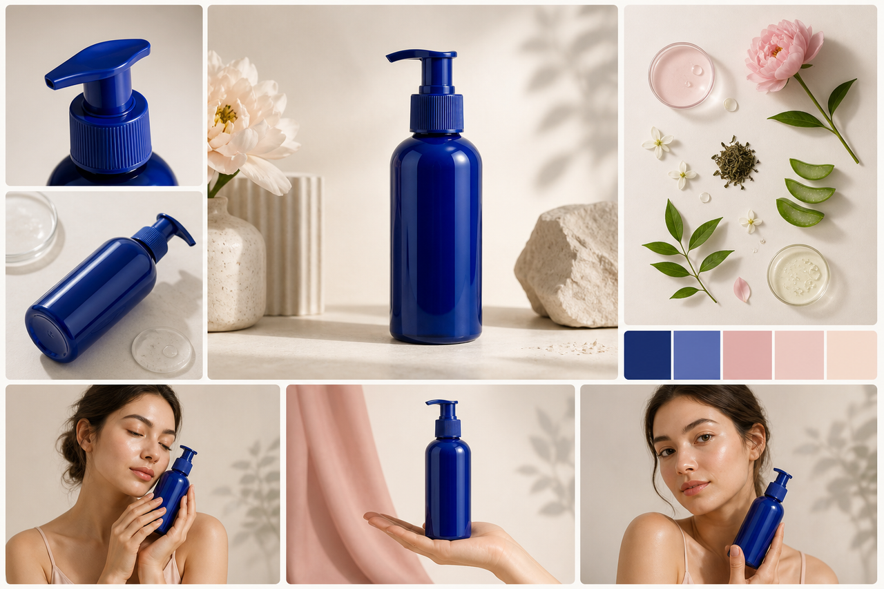 Beauty Product Commerce Board Retake-owned example