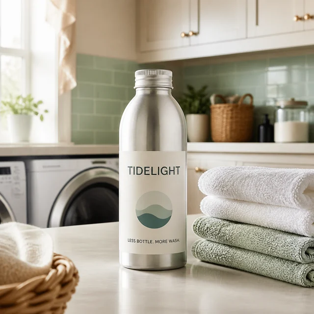 eco laundry lifestyle campaign cover example