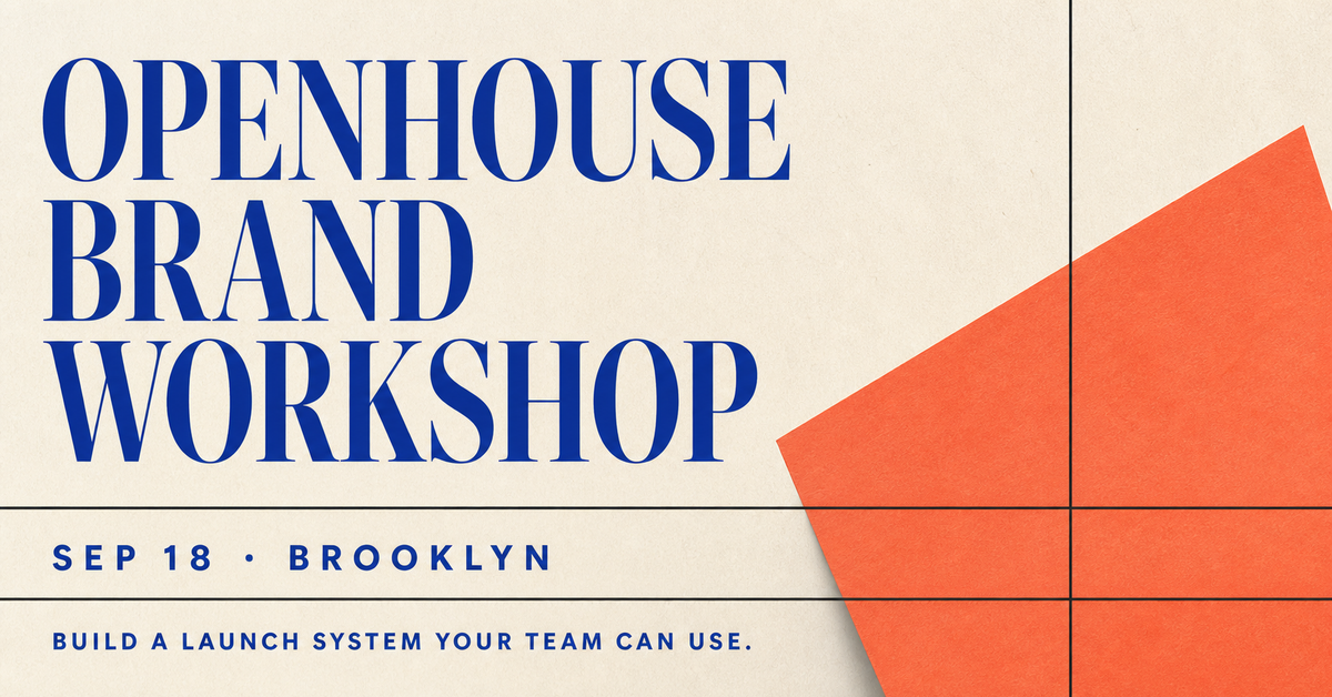brand workshop promo format linkedin example