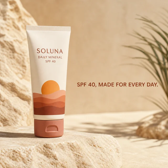 sun care campaign frame square still life example